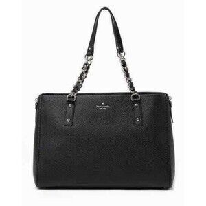 New Kate Spade Andee Cobble Hill Satchel Pebble Leather Black
